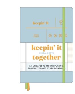 Knock Knock Keepin’ It Kinda, Sorta Together Large Hardcover Planner - Knock Knock
