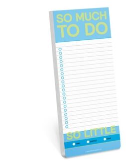 Knock Knock So Much To Do Make-A-List Pad - Knock Knock