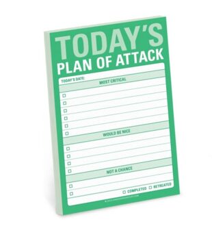 Knock Knock Today`s Plan Of Attack Great Big Stickies
