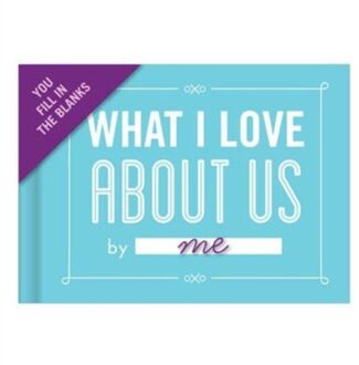 Knock Knock What I Love About Us Fill in the Blank Journal