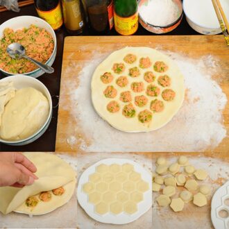 knoedel mal maker keuken deeg druk ravioli diy 19 gaten dumplings maker mold