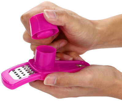 Knoflook Persen Snijmachine Roestvrij Staal Persmachine Knoflook Slicer Cutter Shredder Keuken Tool Keukengerei Accessoires Oktober #3 heet roze