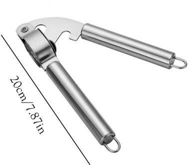 Knoflookpers Gember Presser Crusher Chopper Peeler Cutter Mincer Rvs Handvat Draagbare Snijder Mincer Home Kitchen Tool