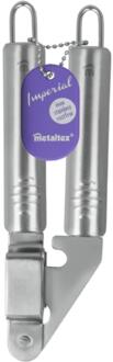 Knoflookpers Metaltex Imperial Roestvrij staal Zilverkleurig