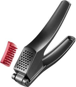 Knoflookpers - zwart - aluminium - 16 cm - keuken gerei