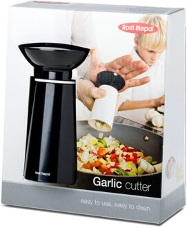 Knoflooksnijder Zwart