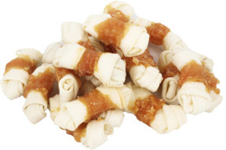 knoopbeen met kip 7,5cm kauwsnack hond 2 x 20 stuks