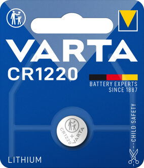 knoopcelbatterij CR1220 lithium 3V per stuk