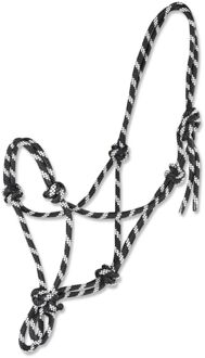 Knoophalster - Paardenhalster - Zwart Wit Full