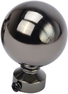 Knop Bol Massief Zwart Nikkel 20mm - 2 Stuks