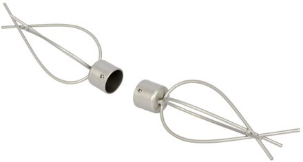 Knop Cube Wit Mat 2 Stuks 28mm