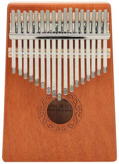 Knop Educatief Speelgoed 17 Sleutel Kalimba Duim Piano Mahonie Mini Draagbare Muziekinstrument Speelgoed Accordeon