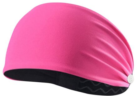 Knop Hoofdband Gezicht Houder Dragen Beschermen Oren Sport Snelle Droge Zweet Blauw