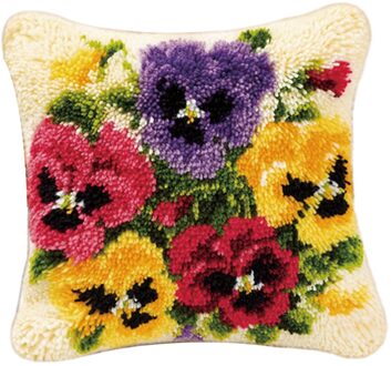 Knopen Kussen Voor Kinderen En Volwassenen Om Knoop Zelf, Knopen Haak Dier Blossom kleurrijk Flowers