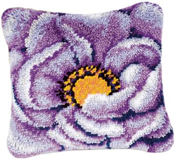 Knopen Kussen Voor Kinderen En Volwassenen Om Knoop Zelf, Knopen Haak Dier Blossom paars bloem