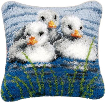 Knopen Kussen Voor Kinderen En Volwassenen Om Knoop Zelf, Knopen Haak Dier Blossom Three eend
