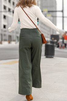 Knopenmanchet Langetermijn Trui - maat XL Wit