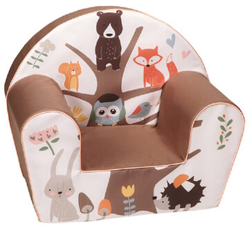 knorr® toys Kinderfauteuil Forest Bruin