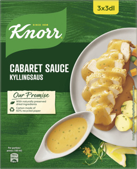Knorr Saus Knorr Cabaretsaus 3 x 3 dl