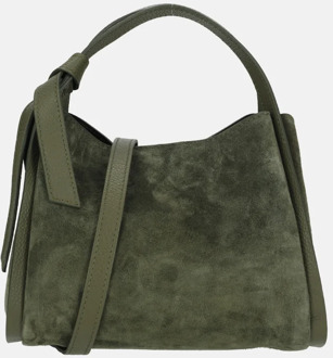 Knott handtas S olijfgroen