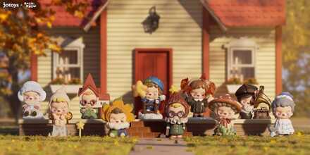 Knowknow Monster Hopscotch PVC Mini Figures Blind Box 12 cm Display (9)