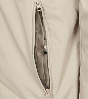 KnowledgeCotton Apparel Climate Shell Jas Ecru Off-White