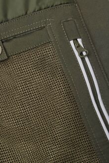 KnowledgeCotton Apparel Jas Donkergroen - XL