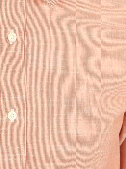 KnowledgeCotton Apparel Knowledge Cotton Apparel Shirt Stripe Red Rood - L,M,XL,XXL