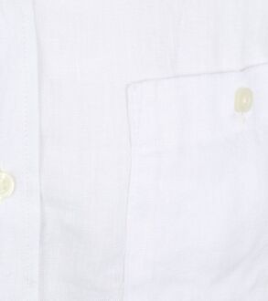 KnowledgeCotton Apparel Overhemd Linnen Wit - L,XL