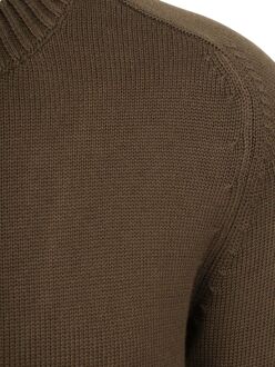 KnowledgeCotton Apparel Pullover Olive Donkergroen - L,M,XL