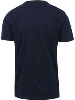 KnowledgeCotton Apparel T-shirt Donkerblauw - M,XL,XXL
