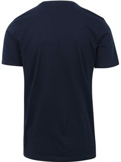 KnowledgeCotton Apparel T-shirt Donkerblauw