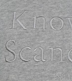 KnowledgeCotton Apparel Trui Elm Grijs - L,XL