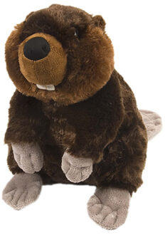 knuffel bever junior 30 cm pluche bruin