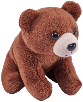 Knuffel Bruine Beer Junior 13 Cm Pluche