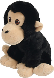 Knuffel Happy Friends - Chimpansee 15x15x18cm