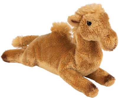Knuffel - kameel - bruin - 15 cm - knuffeldier