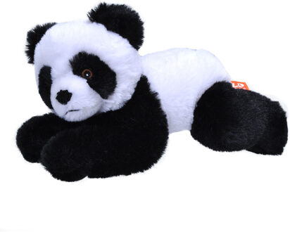Knuffel Panda Ecokins Mini Junior 20 Cm Pluche Wit/zwart