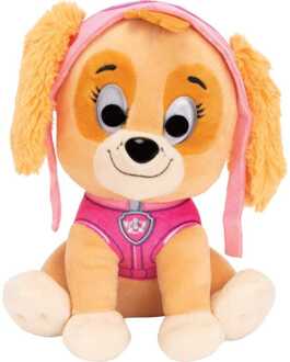 knuffel Paw Patrol Skye 11 cm pluche roze