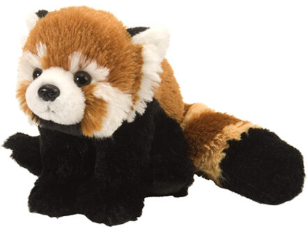 knuffel rode panda 20 cm pluche bruin/zwart