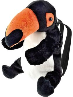 Knuffel rugzakje/rugtasje toekan vogels 32 cm knuffels kopen