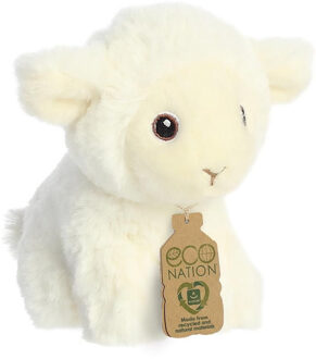 Knuffel Schaap - pluche lammetje - 13cm - boerderij knuffeldier