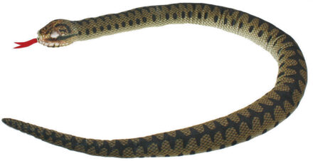 Knuffel slang Adder - 150 cm - pluche - adderslang - knuffeldier - knuffelslang - slangenknuffels