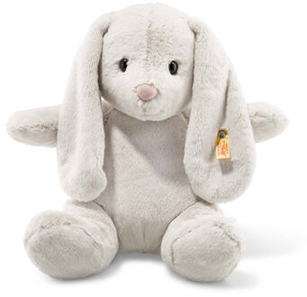 knuffel Soft Cuddly Friends konijn Hoppie, lichtgrijs Multikleur