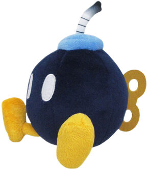 Knuffel Super Mario Bros: Bob Omb 15 Cm Bruin