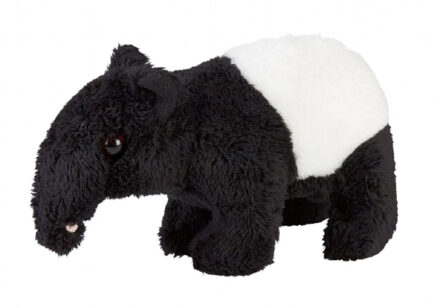 Knuffel tapir zwart/wit 15 cm knuffels kopen