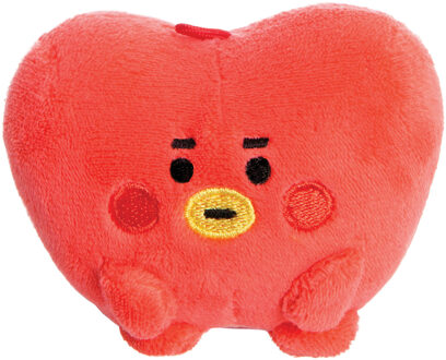 knuffel tata baby pong pong junior 8 cm pluche rood