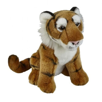 Knuffel tijger bruin 28 cm knuffels kopen