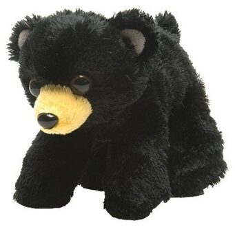 Knuffelbeer Junior 18 Cm Pluche Zwart/bruin