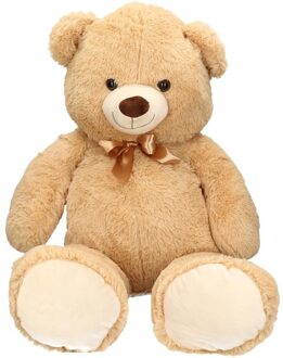 Knuffelbeer XL - pluche - 100 x 30 x 26 cm - extra groot